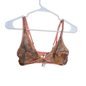 Victoria's Secret Bra Women's Small Mesh Sheer Strappy Unpadded Cottage